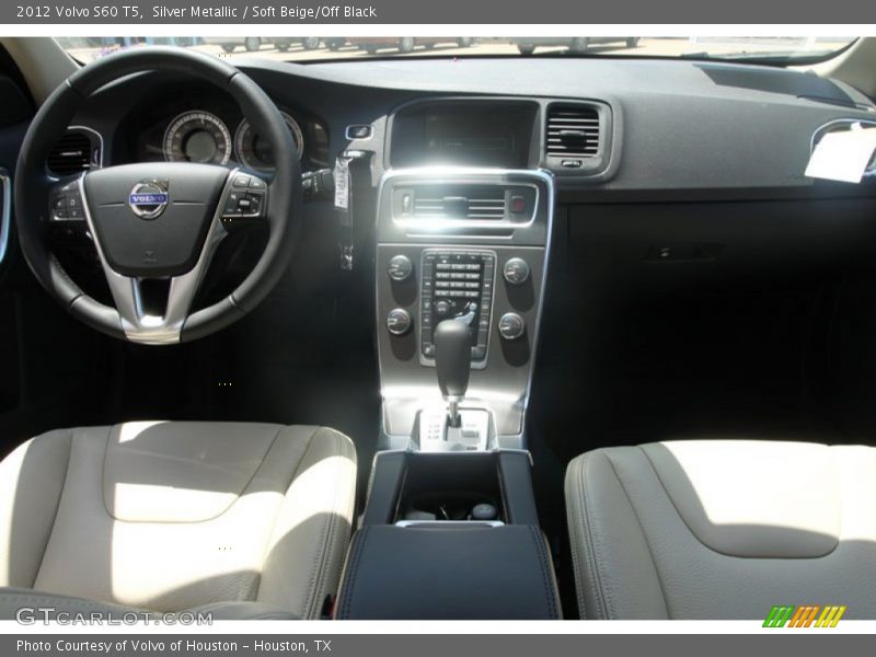 Silver Metallic / Soft Beige/Off Black 2012 Volvo S60 T5