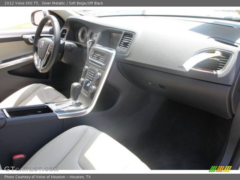 Silver Metallic / Soft Beige/Off Black 2012 Volvo S60 T5