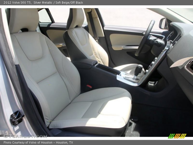 Silver Metallic / Soft Beige/Off Black 2012 Volvo S60 T5