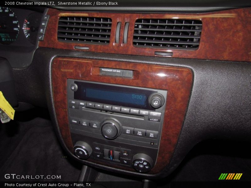 Silverstone Metallic / Ebony Black 2008 Chevrolet Impala LTZ