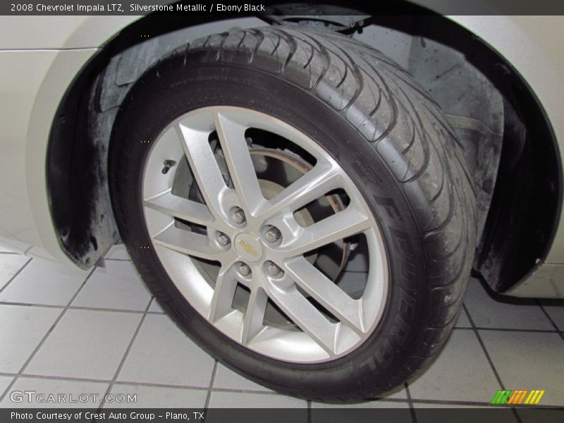 Silverstone Metallic / Ebony Black 2008 Chevrolet Impala LTZ