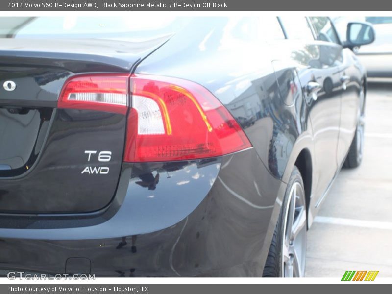 Black Sapphire Metallic / R-Design Off Black 2012 Volvo S60 R-Design AWD