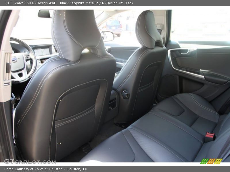 Black Sapphire Metallic / R-Design Off Black 2012 Volvo S60 R-Design AWD