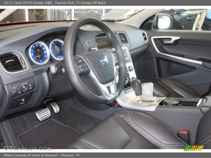  2012 S60 R-Design AWD R-Design Off Black Interior