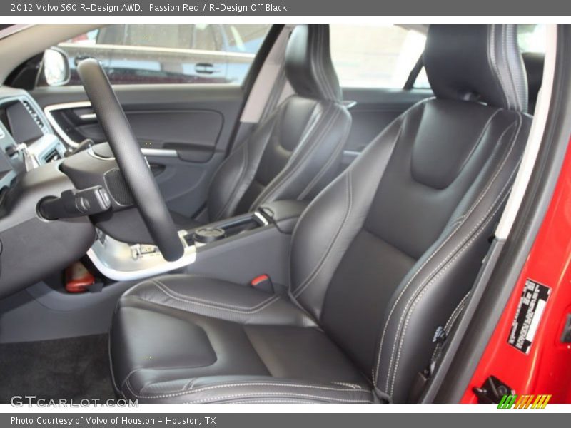  2012 S60 R-Design AWD R-Design Off Black Interior