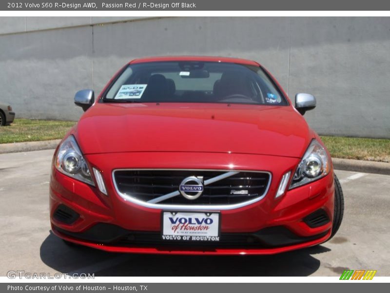 Passion Red / R-Design Off Black 2012 Volvo S60 R-Design AWD