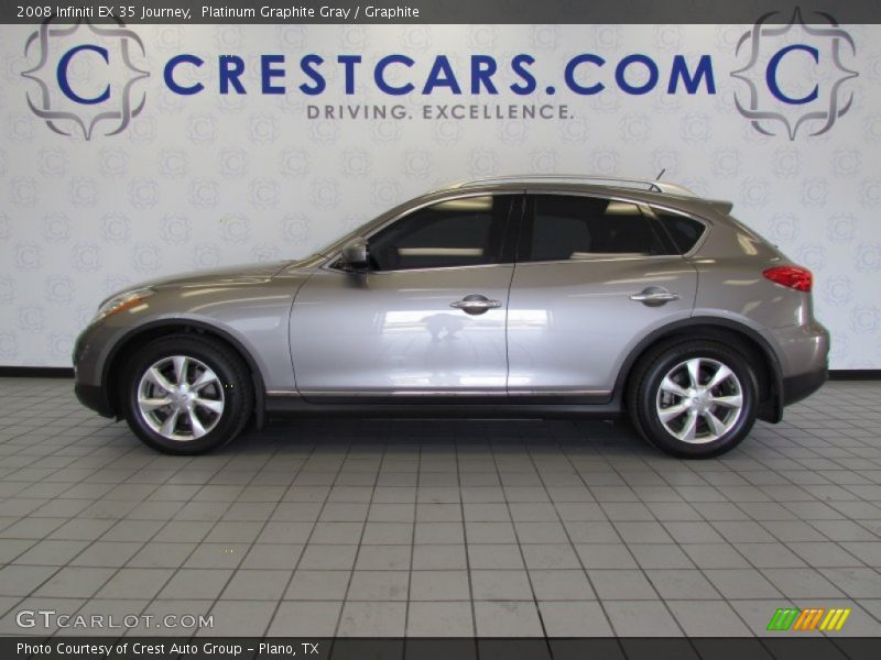 Platinum Graphite Gray / Graphite 2008 Infiniti EX 35 Journey