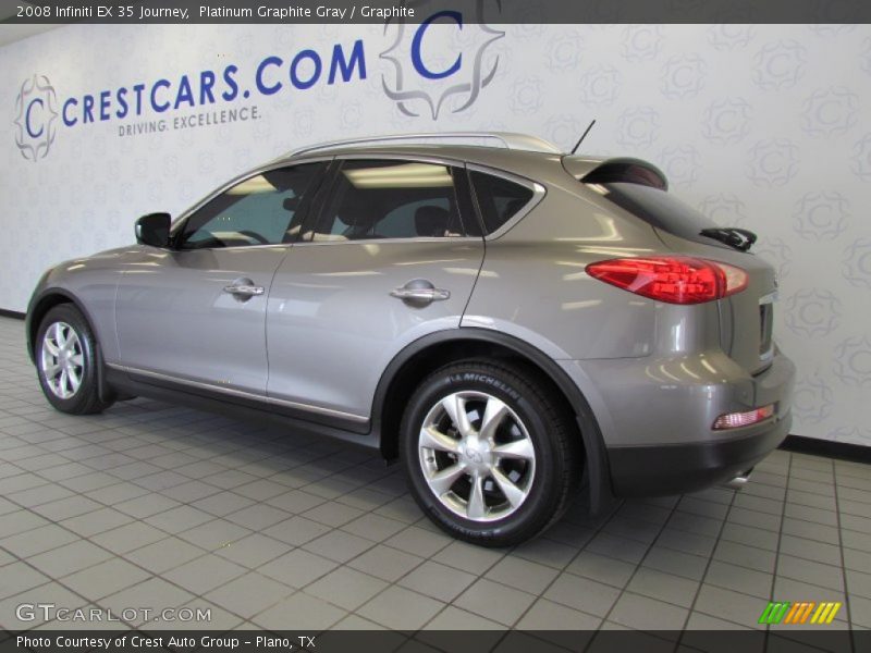 Platinum Graphite Gray / Graphite 2008 Infiniti EX 35 Journey