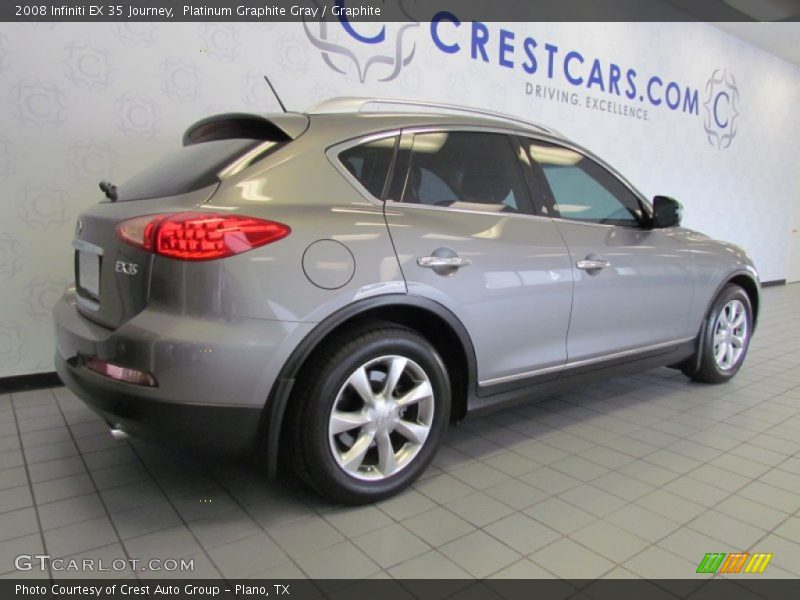 Platinum Graphite Gray / Graphite 2008 Infiniti EX 35 Journey