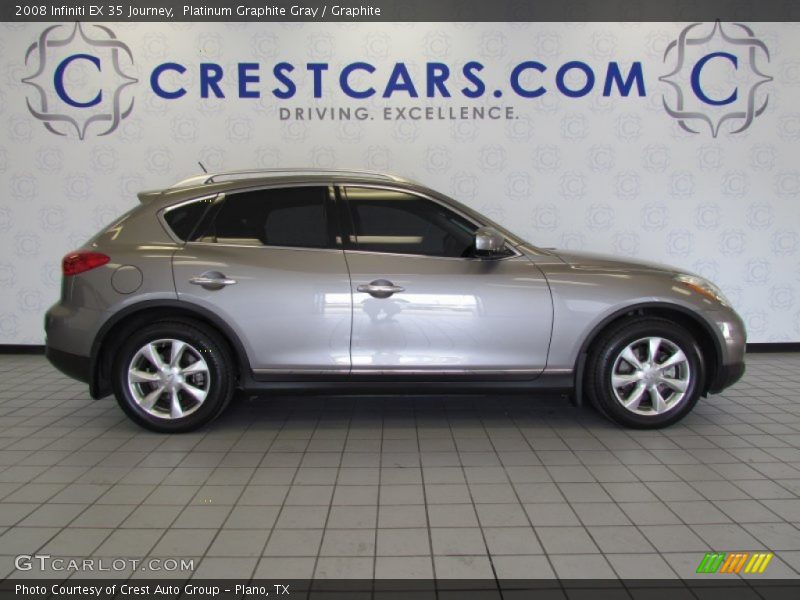Platinum Graphite Gray / Graphite 2008 Infiniti EX 35 Journey