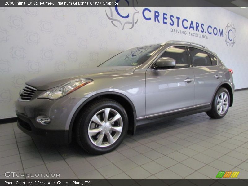 Platinum Graphite Gray / Graphite 2008 Infiniti EX 35 Journey