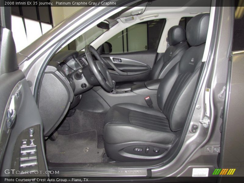 Platinum Graphite Gray / Graphite 2008 Infiniti EX 35 Journey