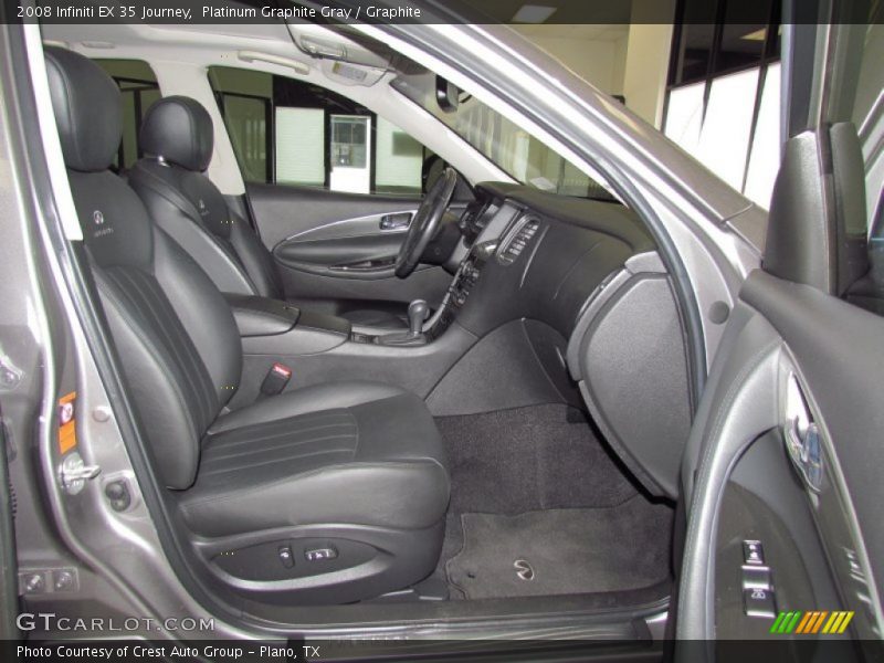 Platinum Graphite Gray / Graphite 2008 Infiniti EX 35 Journey