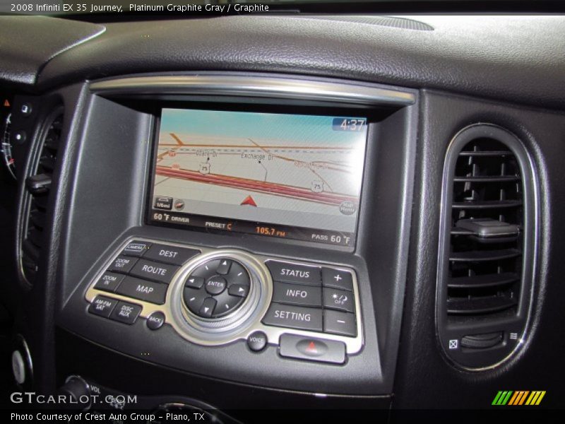 Platinum Graphite Gray / Graphite 2008 Infiniti EX 35 Journey