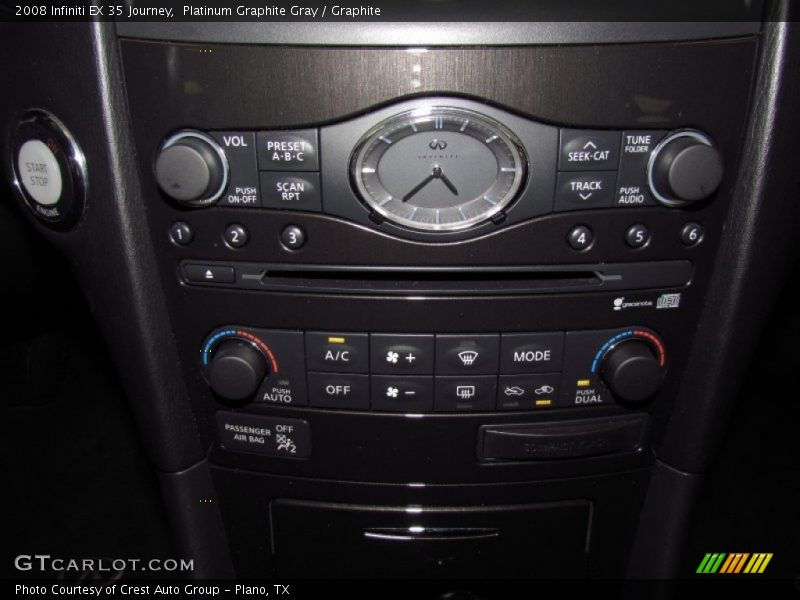 Platinum Graphite Gray / Graphite 2008 Infiniti EX 35 Journey