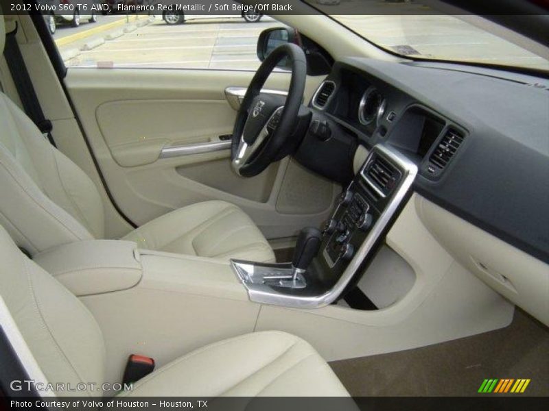 Flamenco Red Metallic / Soft Beige/Off Black 2012 Volvo S60 T6 AWD