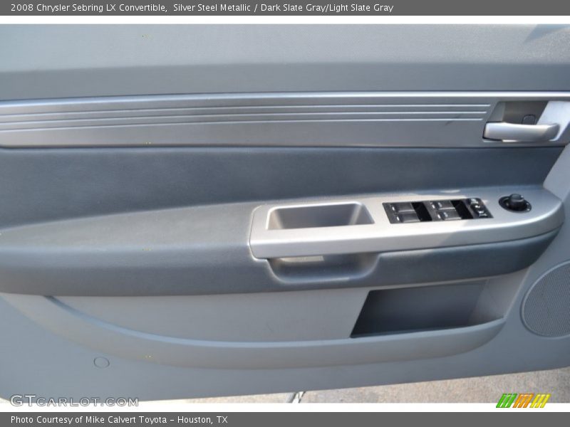 Silver Steel Metallic / Dark Slate Gray/Light Slate Gray 2008 Chrysler Sebring LX Convertible
