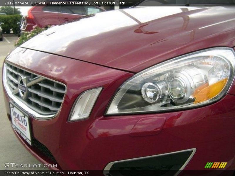 Flamenco Red Metallic / Soft Beige/Off Black 2012 Volvo S60 T6 AWD