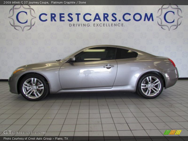 Platinum Graphite / Stone 2009 Infiniti G 37 Journey Coupe