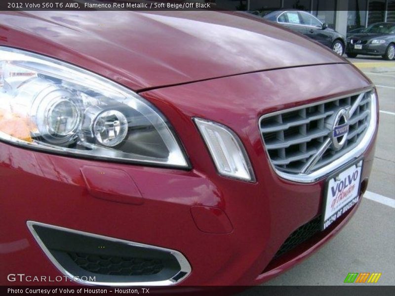 Flamenco Red Metallic / Soft Beige/Off Black 2012 Volvo S60 T6 AWD