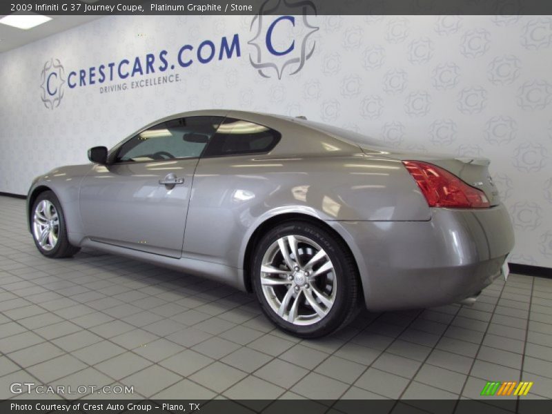 Platinum Graphite / Stone 2009 Infiniti G 37 Journey Coupe