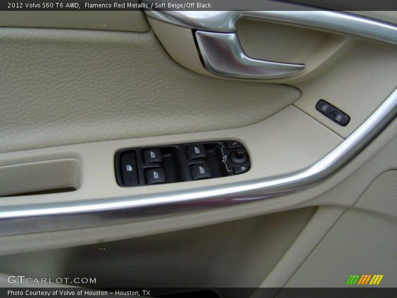 Flamenco Red Metallic / Soft Beige/Off Black 2012 Volvo S60 T6 AWD