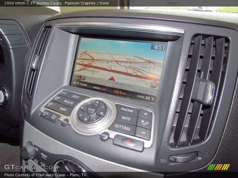 Platinum Graphite / Stone 2009 Infiniti G 37 Journey Coupe