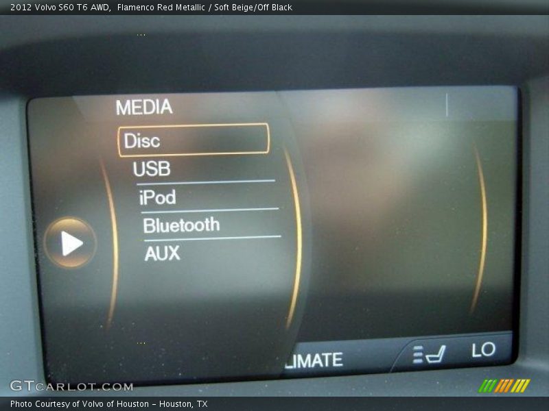 Flamenco Red Metallic / Soft Beige/Off Black 2012 Volvo S60 T6 AWD