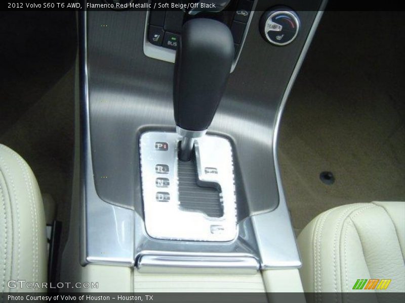 Flamenco Red Metallic / Soft Beige/Off Black 2012 Volvo S60 T6 AWD
