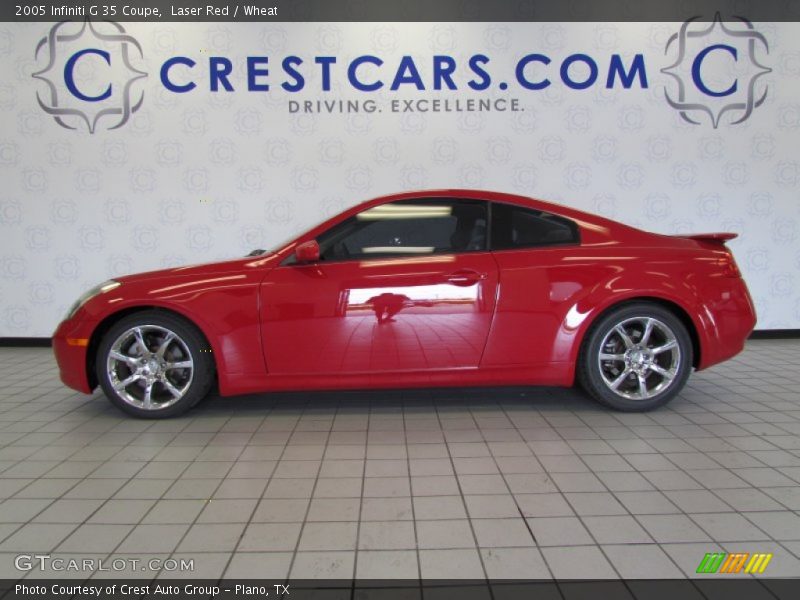 Laser Red / Wheat 2005 Infiniti G 35 Coupe