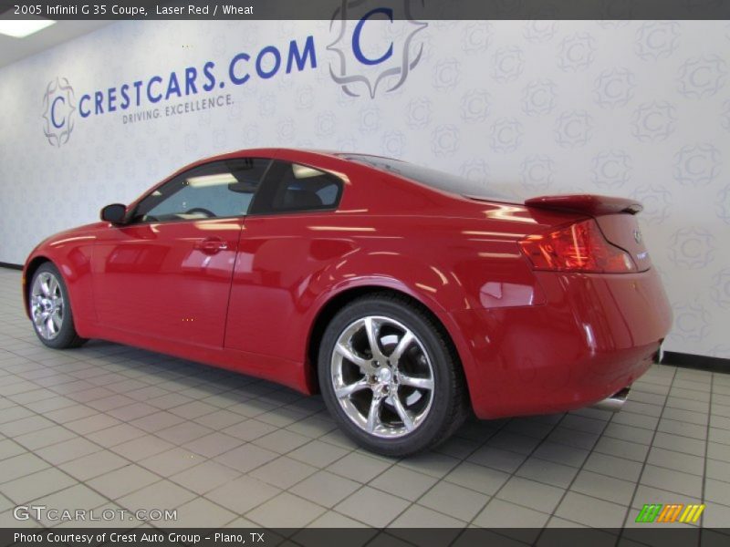 Laser Red / Wheat 2005 Infiniti G 35 Coupe