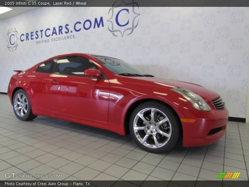 Laser Red / Wheat 2005 Infiniti G 35 Coupe