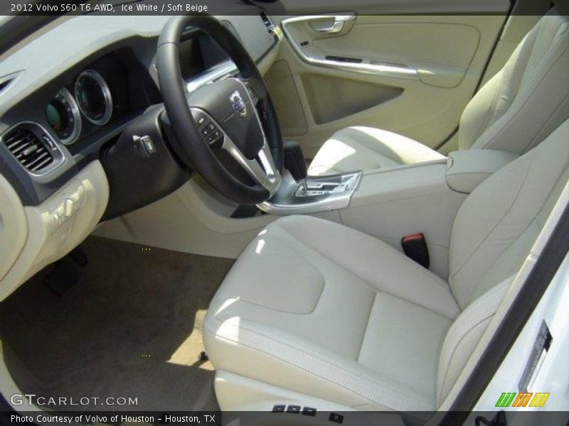  2012 S60 T6 AWD Soft Beige Interior