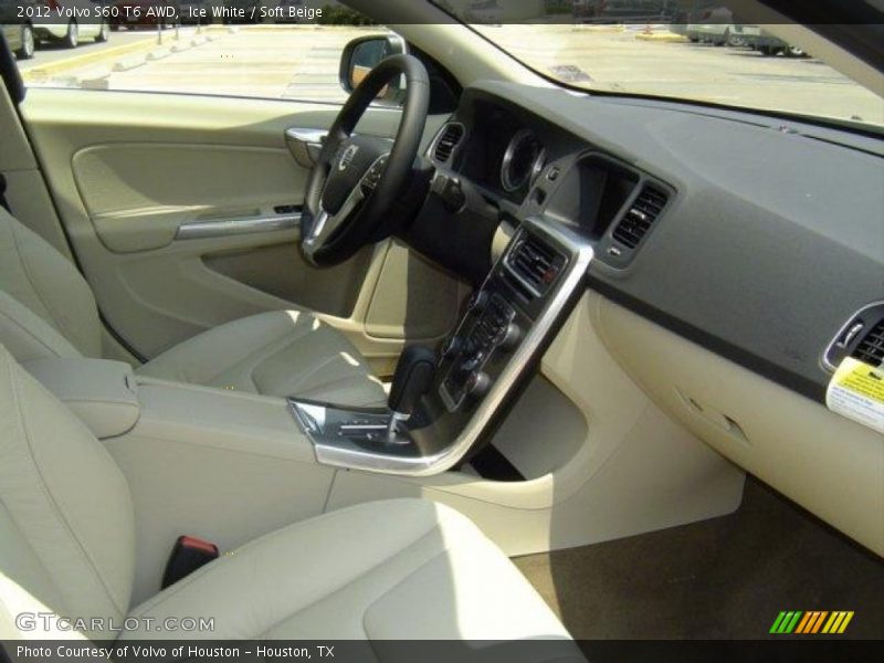 Ice White / Soft Beige 2012 Volvo S60 T6 AWD