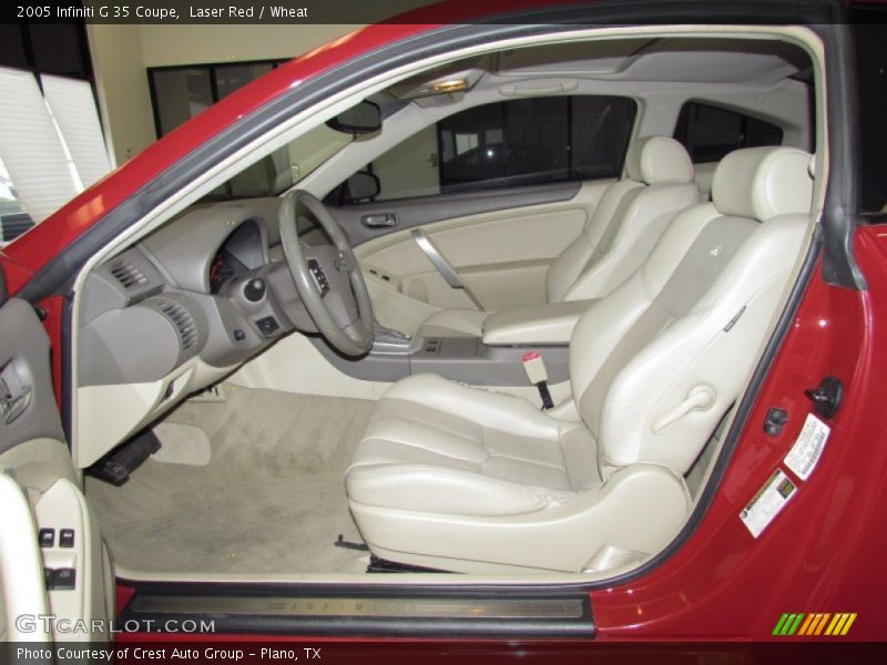 Laser Red / Wheat 2005 Infiniti G 35 Coupe