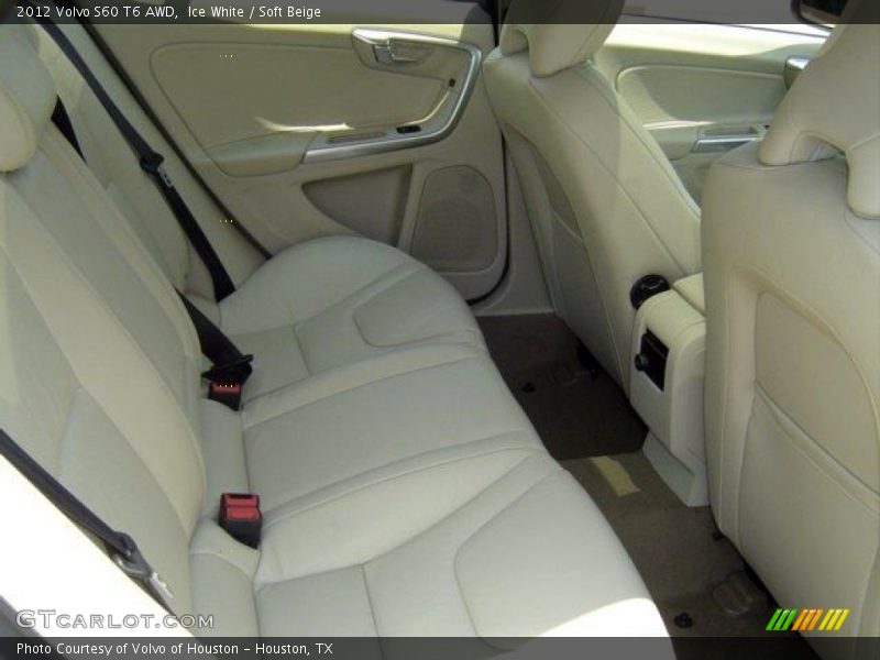  2012 S60 T6 AWD Soft Beige Interior