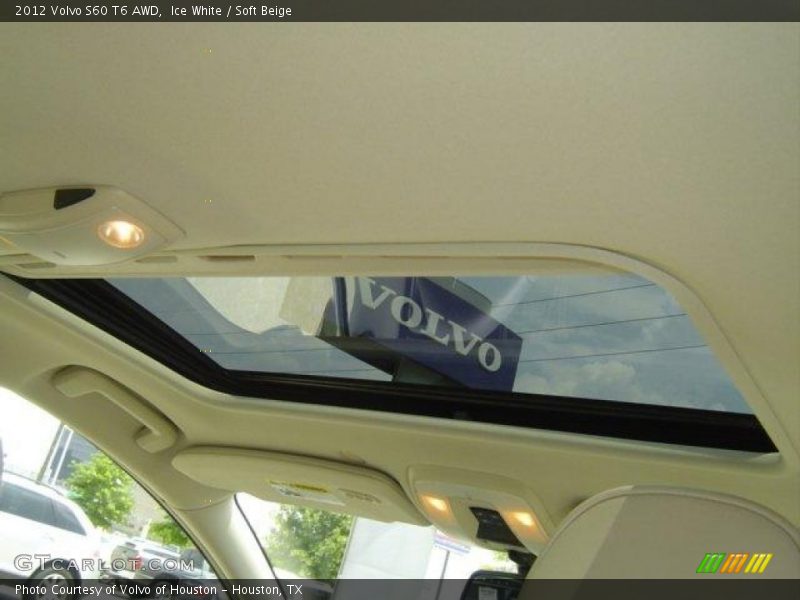 Ice White / Soft Beige 2012 Volvo S60 T6 AWD