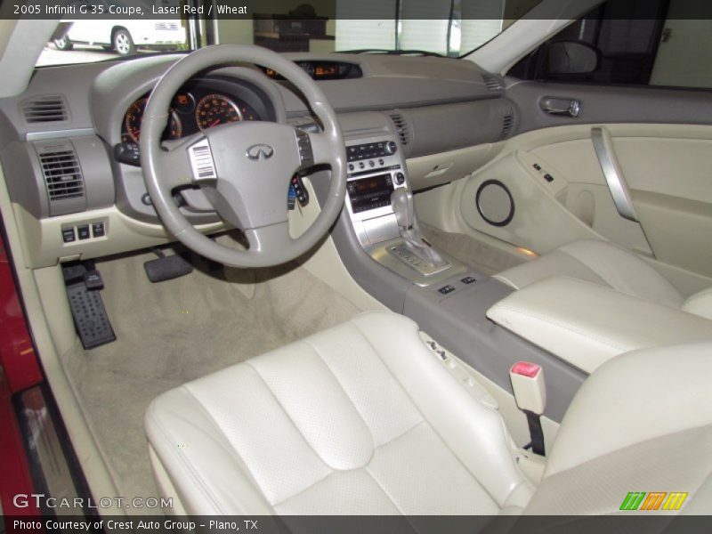 Laser Red / Wheat 2005 Infiniti G 35 Coupe