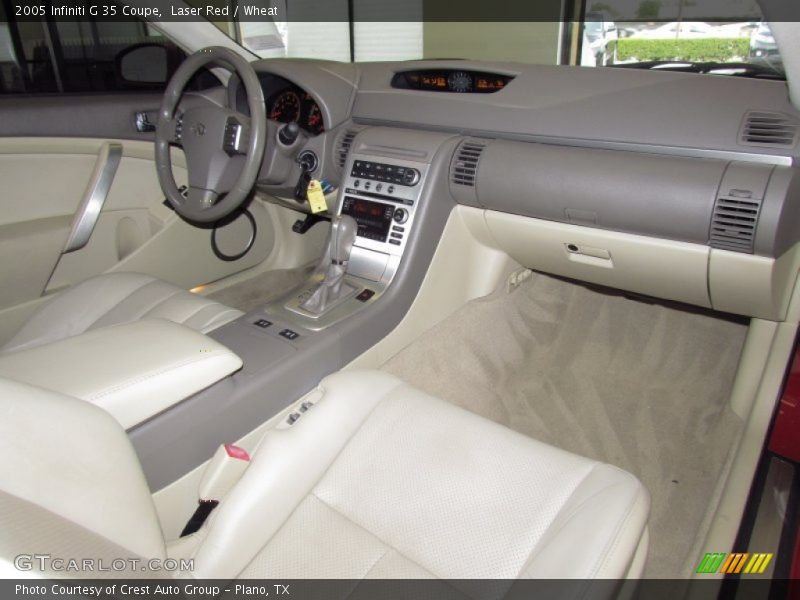 Laser Red / Wheat 2005 Infiniti G 35 Coupe