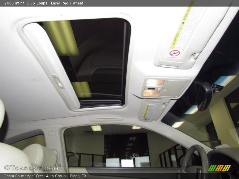 Laser Red / Wheat 2005 Infiniti G 35 Coupe