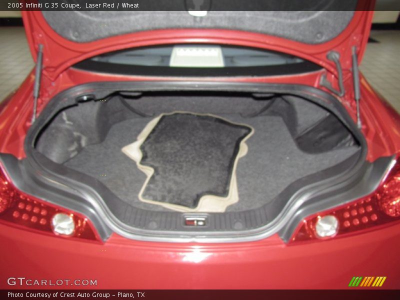 Laser Red / Wheat 2005 Infiniti G 35 Coupe
