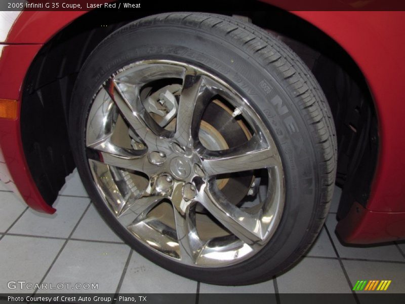 Laser Red / Wheat 2005 Infiniti G 35 Coupe