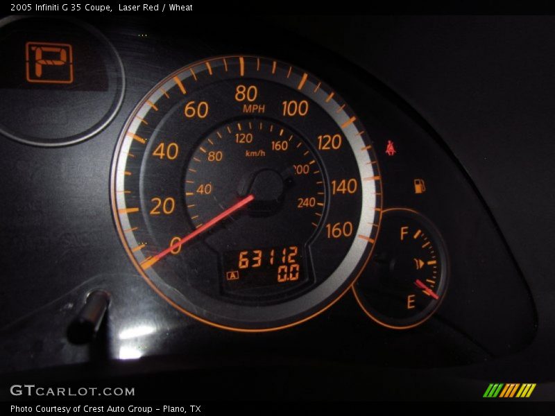 Laser Red / Wheat 2005 Infiniti G 35 Coupe