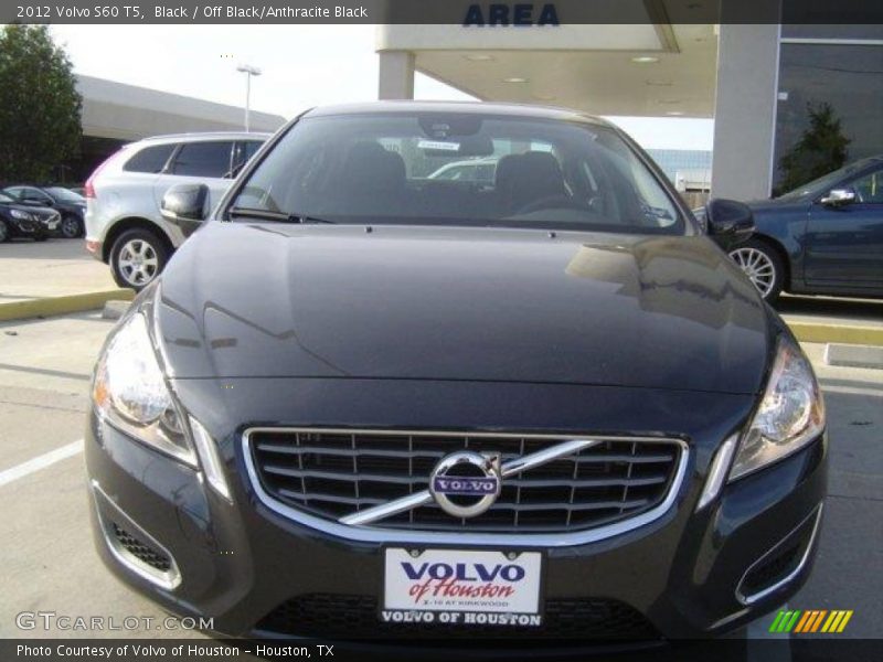 Black / Off Black/Anthracite Black 2012 Volvo S60 T5