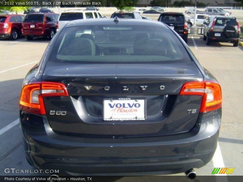 Black / Off Black/Anthracite Black 2012 Volvo S60 T5