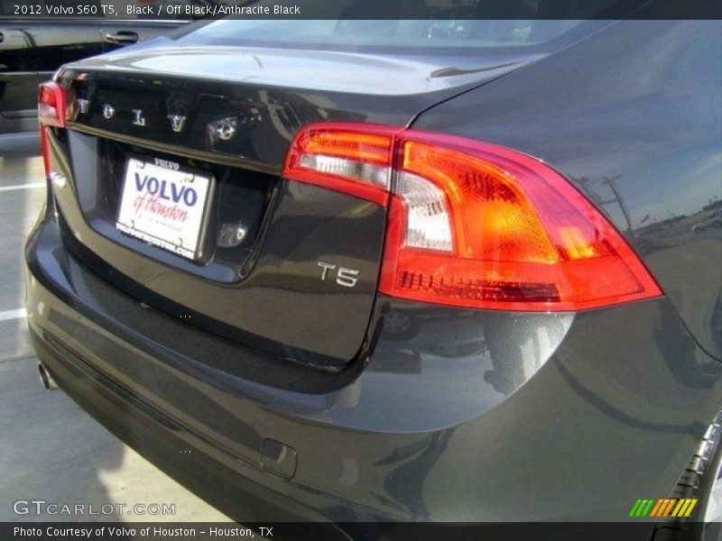 Black / Off Black/Anthracite Black 2012 Volvo S60 T5
