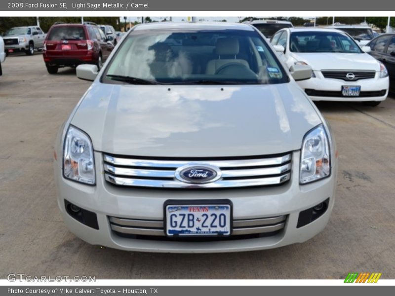Light Sage Metallic / Camel 2008 Ford Fusion SE