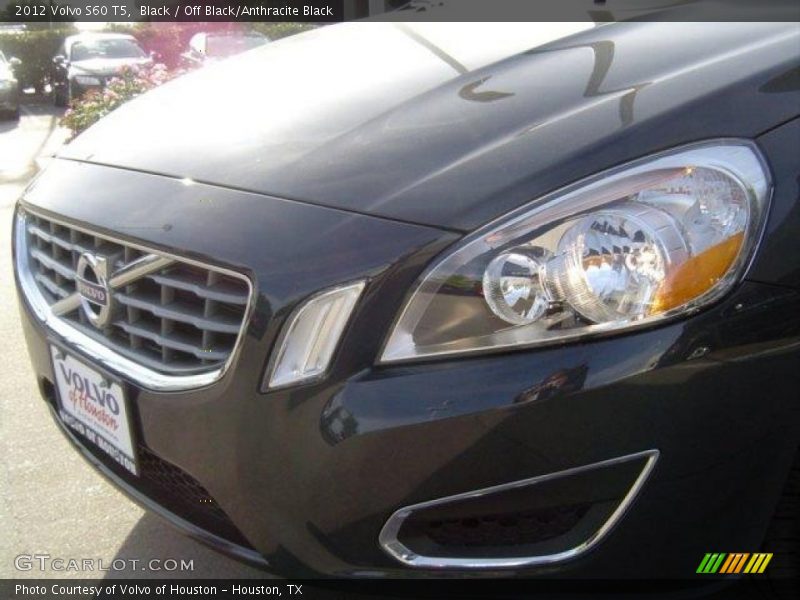 Black / Off Black/Anthracite Black 2012 Volvo S60 T5