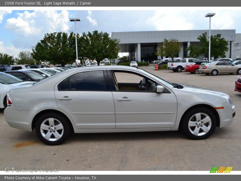 Light Sage Metallic / Camel 2008 Ford Fusion SE