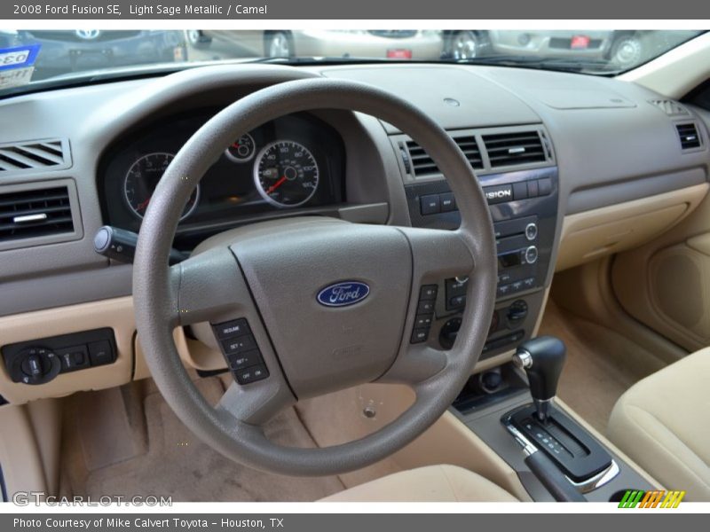 Light Sage Metallic / Camel 2008 Ford Fusion SE